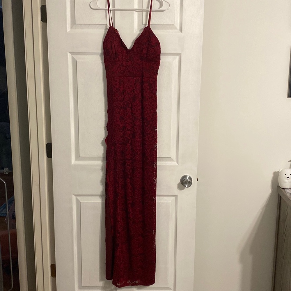 Windsor Red Lace Dress (small)